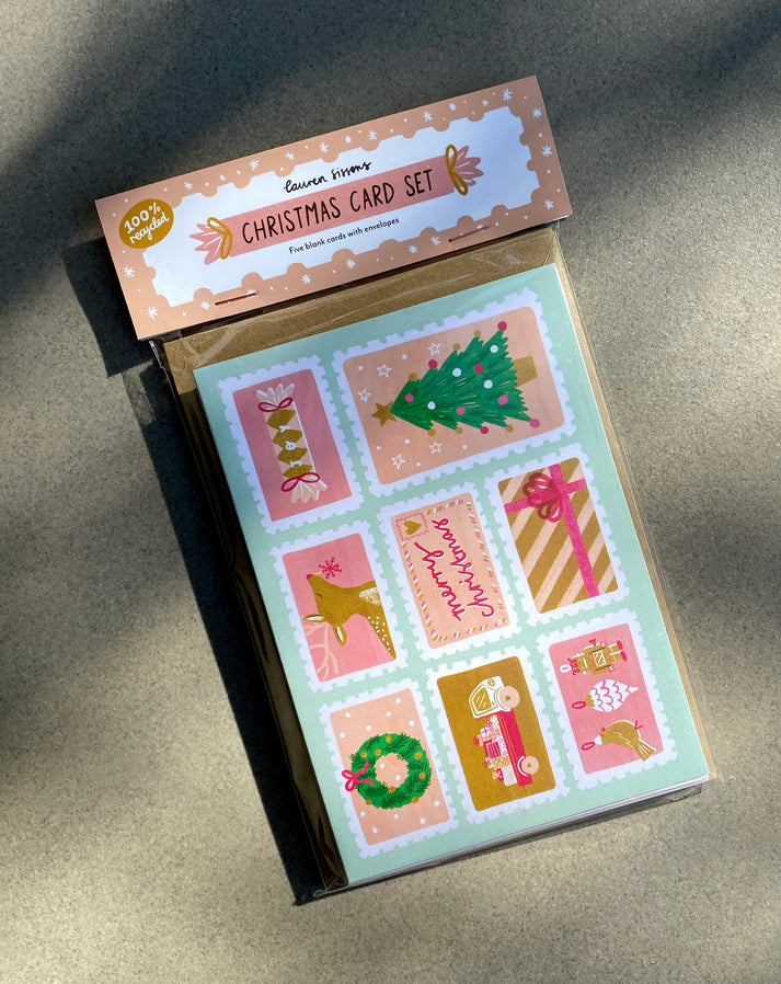 Christmas Card Set of 5 Designs