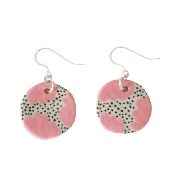 Shuh Lee Ceramic Blossom Earrings