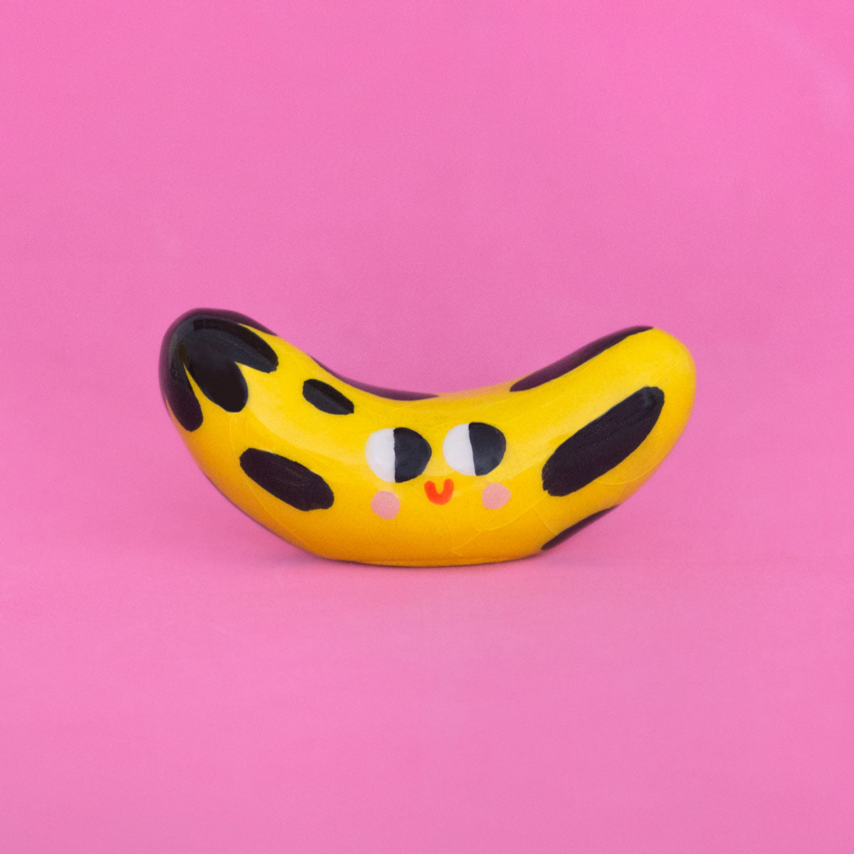 Ana Seixas - Hungry Bananas Tiny Ceramic Sculpture