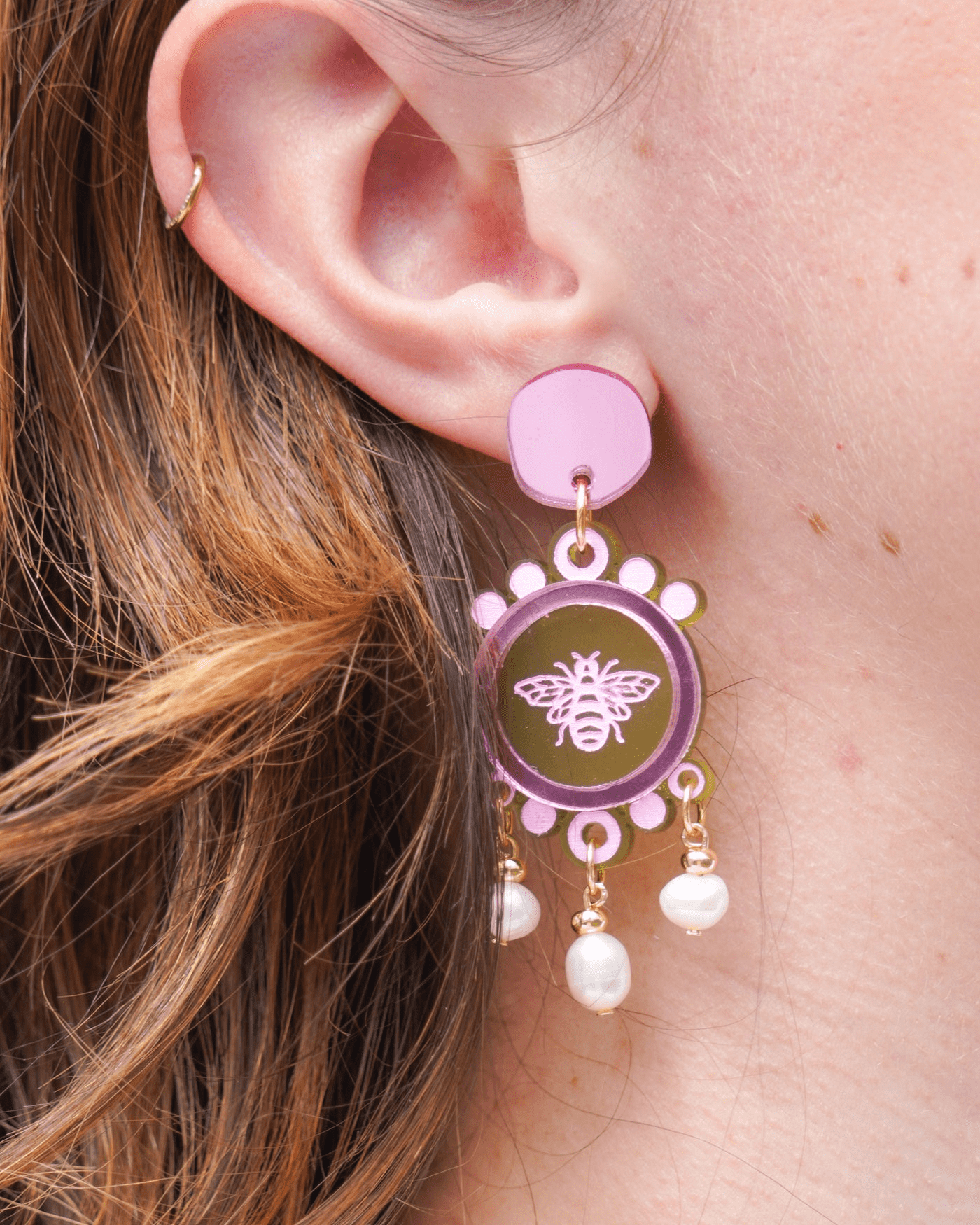 Flowature - Bridgerton Bee Queen Earrings