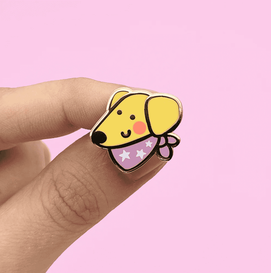 Fox & Cactus - Doggy Friend Enamel Pin