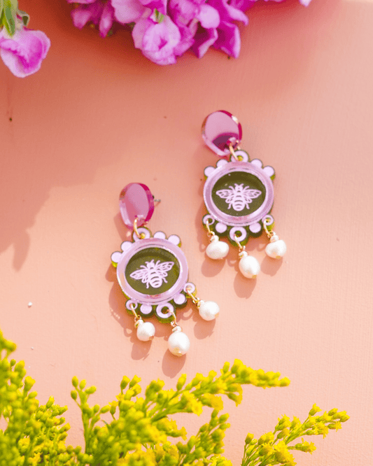 flowature-bridgerton-inspired-earrings