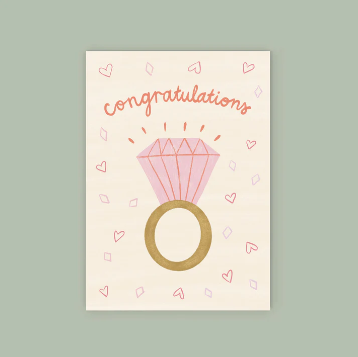 Lauren Sissons Congratulations Engagement Card